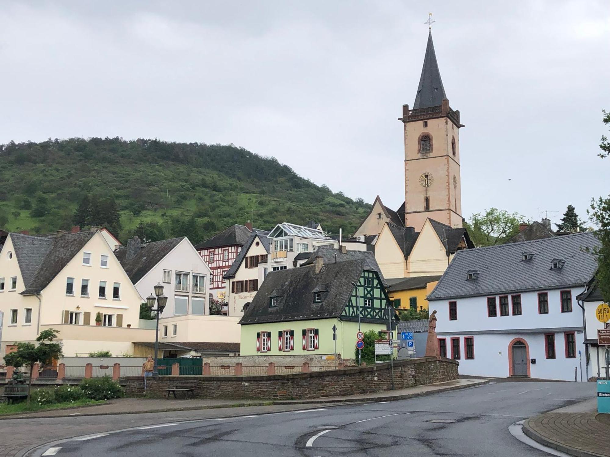 Rheinliebe Bistro Und Pension Lorch am Rhein Exteriér fotografie