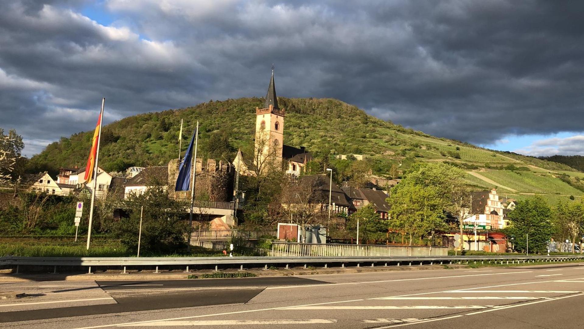 Rheinliebe Bistro Und Pension Lorch am Rhein Exteriér fotografie